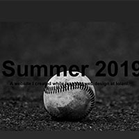 My Baseball Summer design.